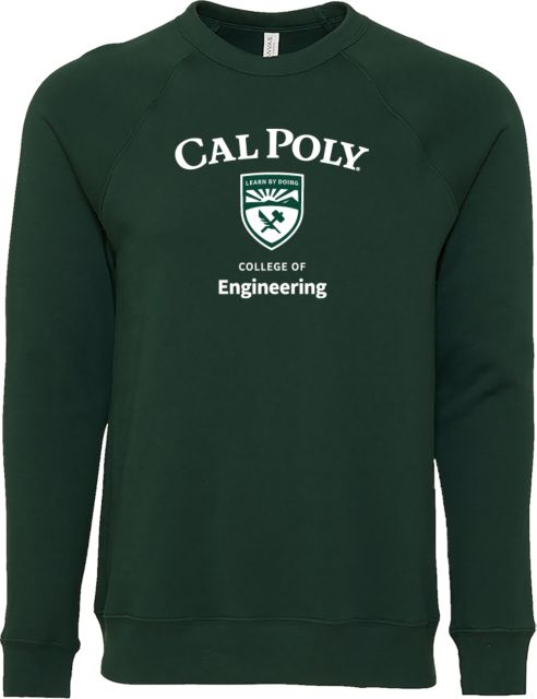Cal Poly Bella + Canvas Fleece Crew CENG - ONLINE ONLY