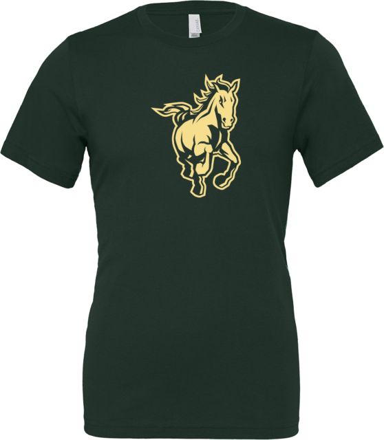 Cal Poly Bella + Canvas Jersey Cotton T Shirt Mustang Mark - ONLINE ONLY