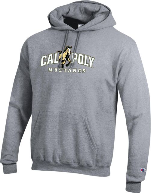 Cal Poly Champion Fleece Hoodie Athletic Primary Wordmark ONLINE