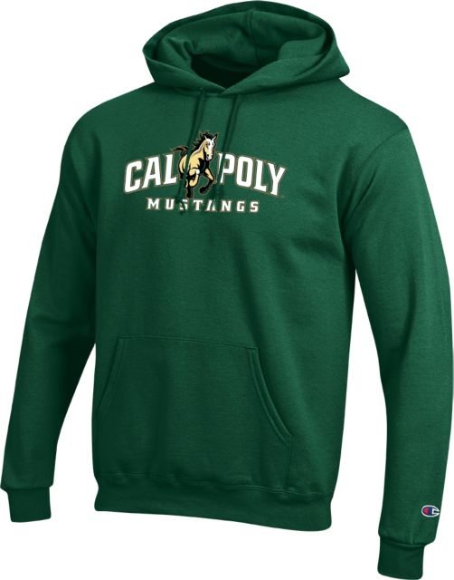 Cal Poly Champion Fleece Hoodie Athletic Primary Wordmark ONLINE