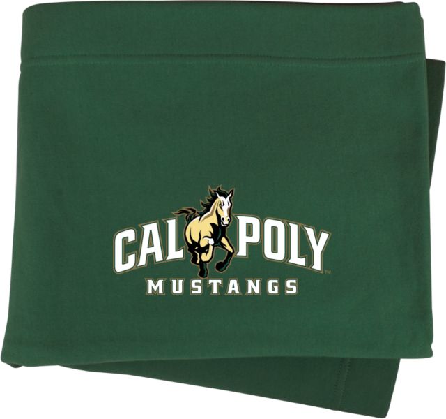 Cal Poly Sweatshirt Blanket Athletic Primary Wordmark - ONLINE ONLY