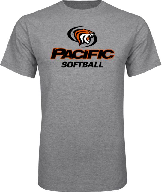 Pacific Tigers T Shirt Pacific Softball - ONLINE ONLY