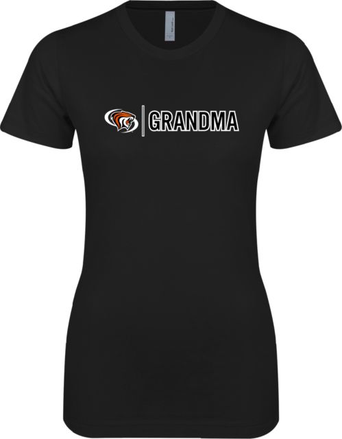 Pacific Tigers Next Level Ladies SoftStyle Junior Fitted Tee Pacific Grandma - ONLINE ONLY