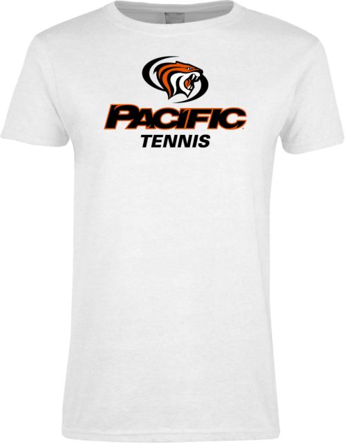 Pacific Tigers Womens Short Sleeve Tee Pacific Tennis - ONLINE ONLY