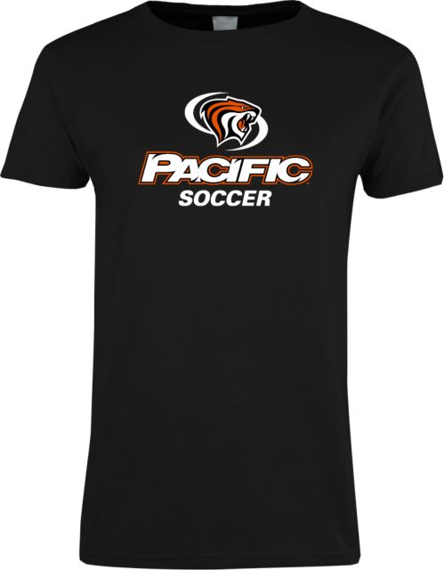 Pacific Tigers Womens Short Sleeve Tee Pacific Soccer - ONLINE ONLY