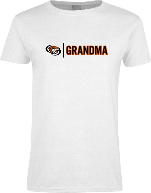 Pacific Tigers Ladies T Shirt Pacific Grandma - ONLINE ONLY