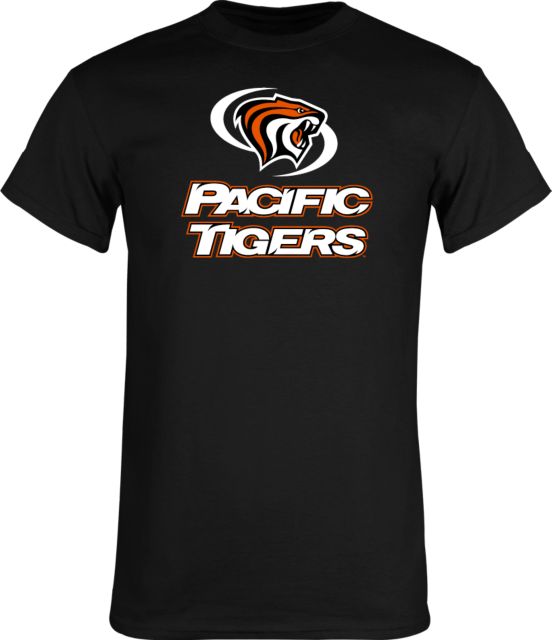 Pacific Tigers T Shirt Pacific Powercat Secondary Mark - ONLINE ONLY