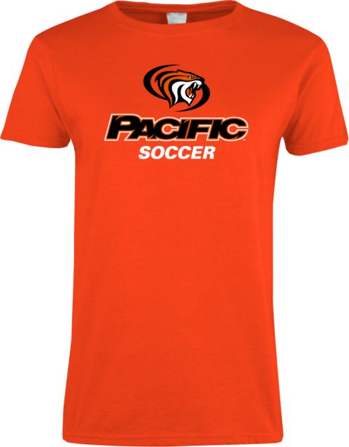 Pacific Tigers Womens Short Sleeve Tee Pacific Soccer - ONLINE ONLY
