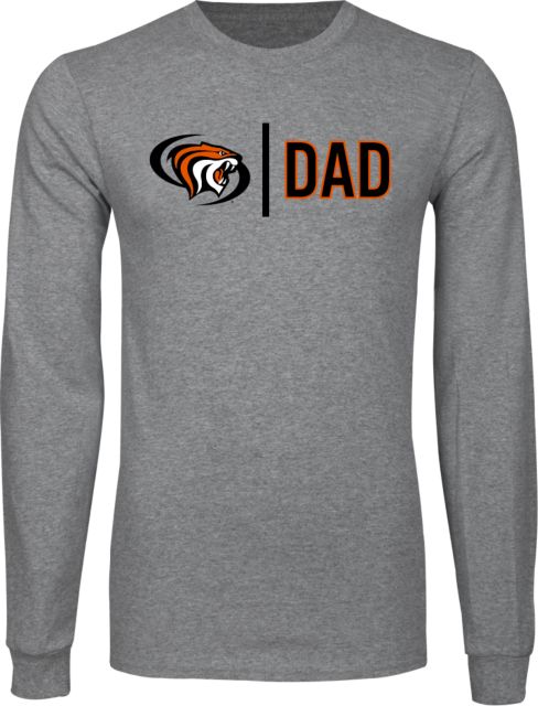 Pacific Tigers Long Sleeve T Shirt Pacific Dad - ONLINE ONLY