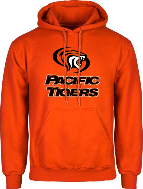 Pacific Tigers Fleece Hoodie Pacific Powercat Secondary Mark - ONLINE ONLY