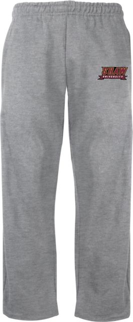 Shaw University Fleece Open Bottom Pant Shaw University Stacked Logo - ONLINE ONLY