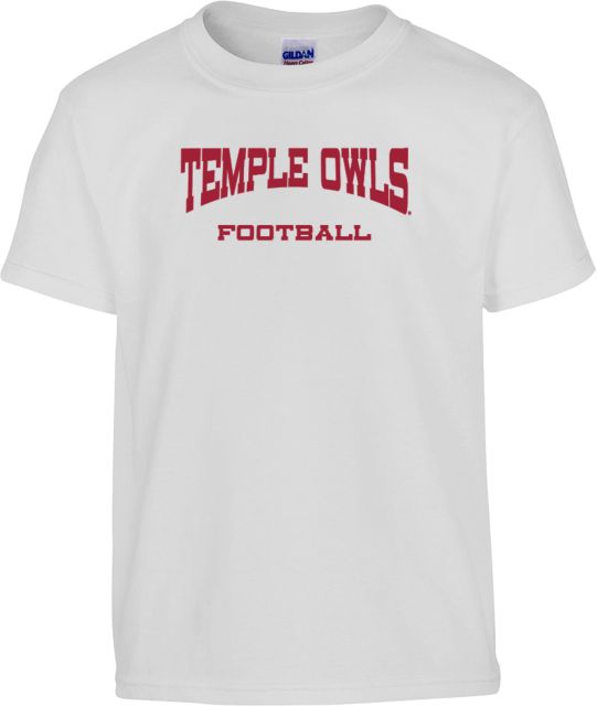 Temple Youth T Shirt Football - Temple University - ONLINE ONLY