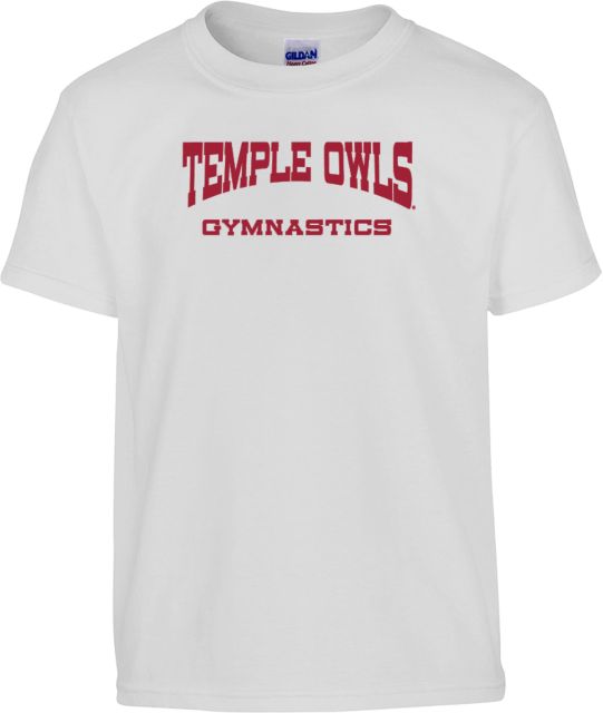 Temple Youth T Shirt Gymnastics - Temple University - ONLINE ONLY