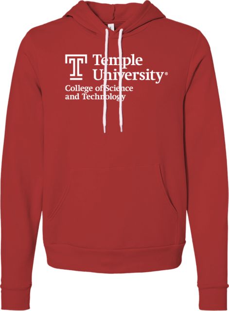 Temple Bella + Canvas Fleece Hood College of Science and Technology - Temple University - ONLINE ONLY