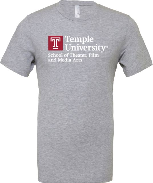 Temple Bella + Canvas CVC T Shirt School of Theater Film and Media Arts - Temple University - ONLINE ONLY