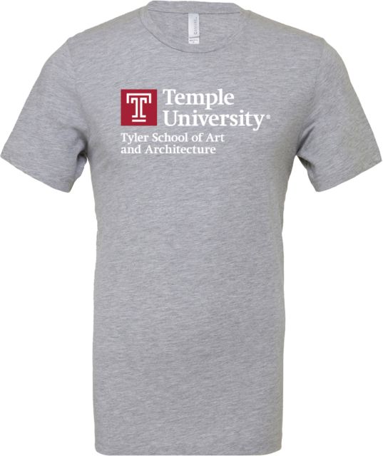 Temple Bella + Canvas CVC T Shirt Tyler School of Art and Architecture - Temple University - ONLINE ONLY