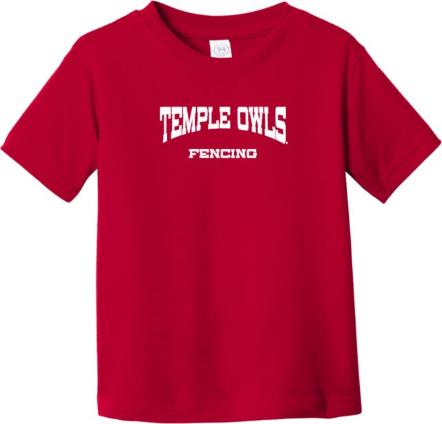 Temple Toddler T Shirt Fencing - Temple University - ONLINE ONLY