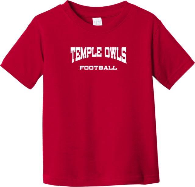 Temple Toddler T Shirt Football - Temple University - ONLINE ONLY