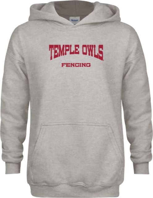 Temple Youth Fleece Hood Fencing - Temple University - ONLINE ONLY