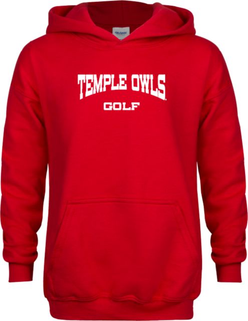 Temple Youth Fleece Hoodie Golf - Temple University - ONLINE ONLY