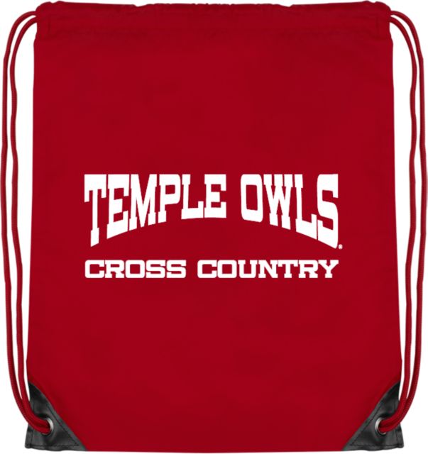 Temple Drawstring Backpack Cross Country - Temple University - ONLINE ONLY