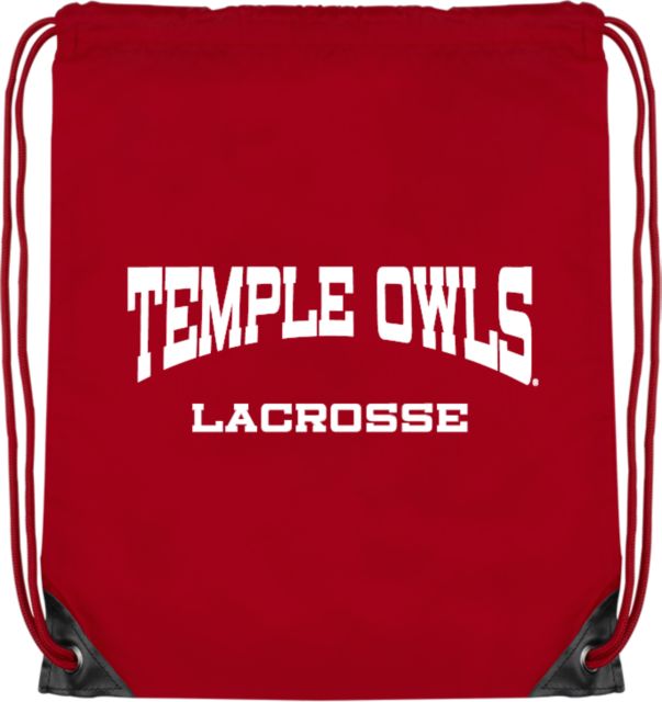 Temple Drawstring Backpack Lacrosse - Temple University - ONLINE ONLY