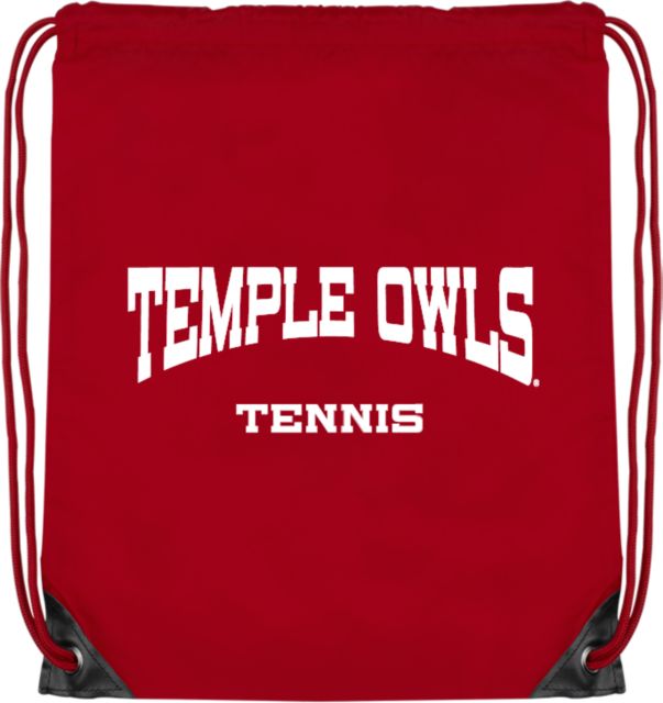 Temple Drawstring Backpack Tennis - Temple University - ONLINE ONLY