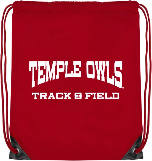 Temple Drawstring Backpack Track and Field - Temple University - ONLINE ONLY