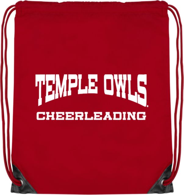 Temple Drawstring Backpack Cheerleading - Temple University - ONLINE ONLY