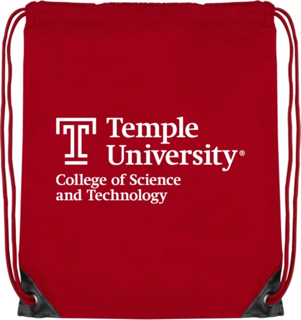Temple Drawstring Backpack College of Science and Technology - Temple University - ONLINE ONLY
