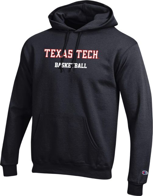 Texas Tech Champion Fleece Hoodie Texas Tech Basketball ONLINE ONLY Texas Tech University