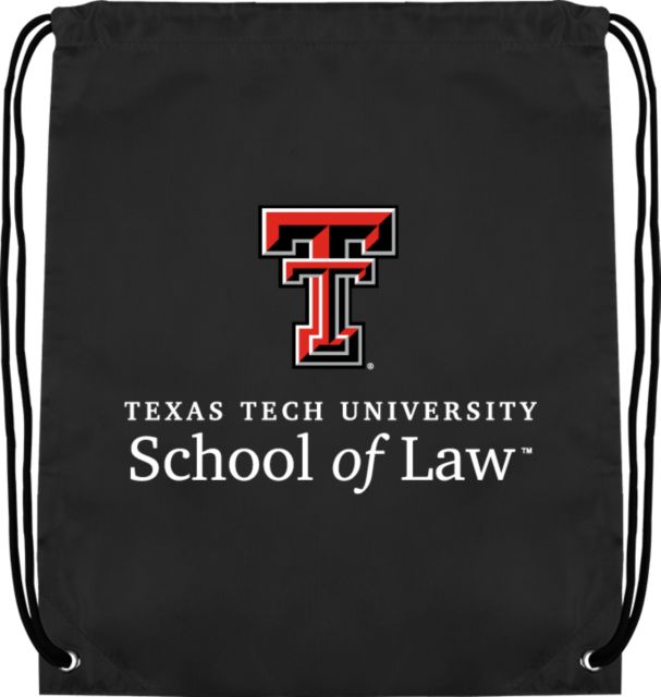 Texas Tech Drawstring Backpack Texas Tech School of Law Stacked - ONLINE ONLY
