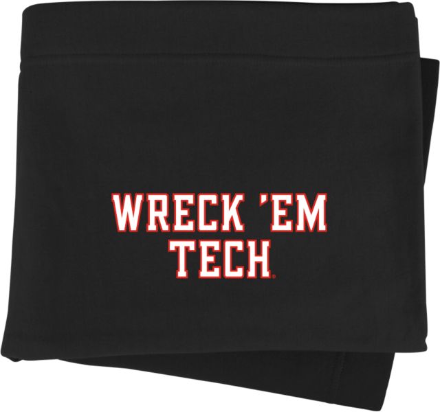 Texas Tech Sweatshirt Blanket Wreck Em Tech - ONLINE ONLY