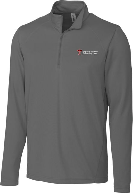 Texas Tech Clique Ice Pique Titan Half Zip Texas Tech School of Law Flat - ONLINE ONLY