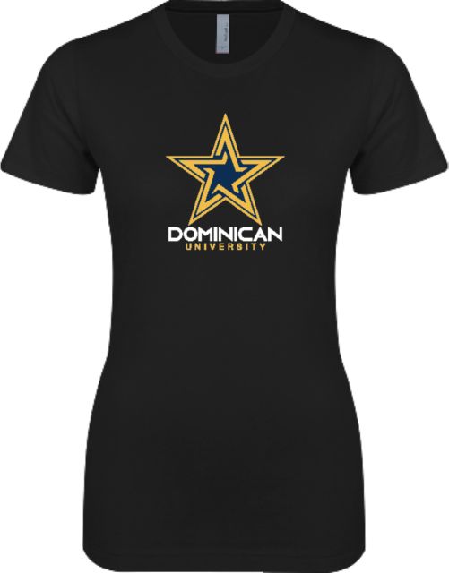 Dominican Next Level Boyfriend Tee Dominican University with Star Stacked - ONLINE ONLY