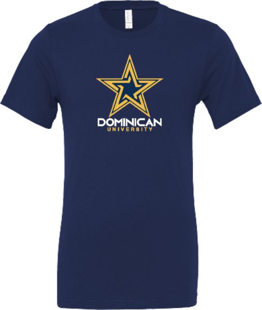 Dominican Bella + Canvas Jersey Cotton T Shirt Dominican University with Star Stacked - ONLINE ONLY