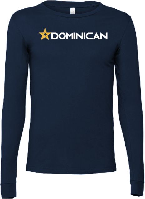 Dominican Bella + Canvas Jersey Cotton Long Sleeve T Shirt Dominican with Star Flat - ONLINE ONLY