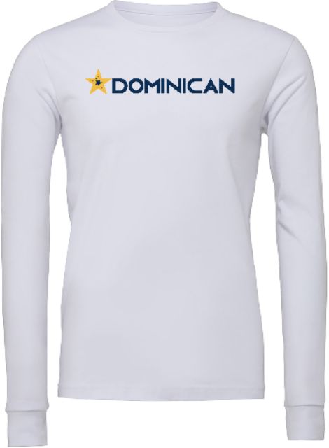 Dominican Bella + Canvas Jersey Cotton Long Sleeve T Shirt Dominican with Star Flat - ONLINE ONLY