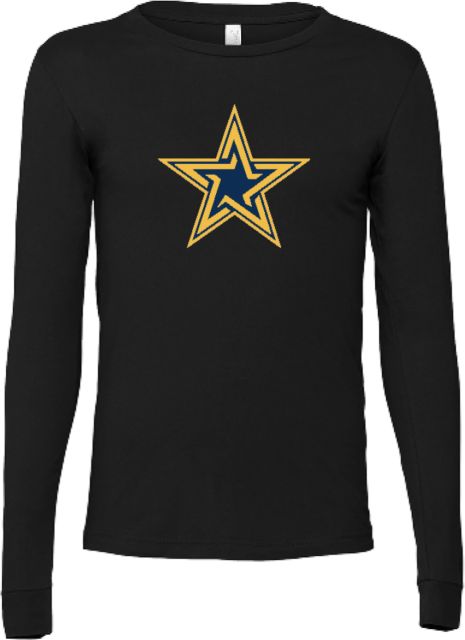 Dominican Bella + Canvas Jersey Cotton Long Sleeve T Shirt Dominican University Star - ONLINE ONLY