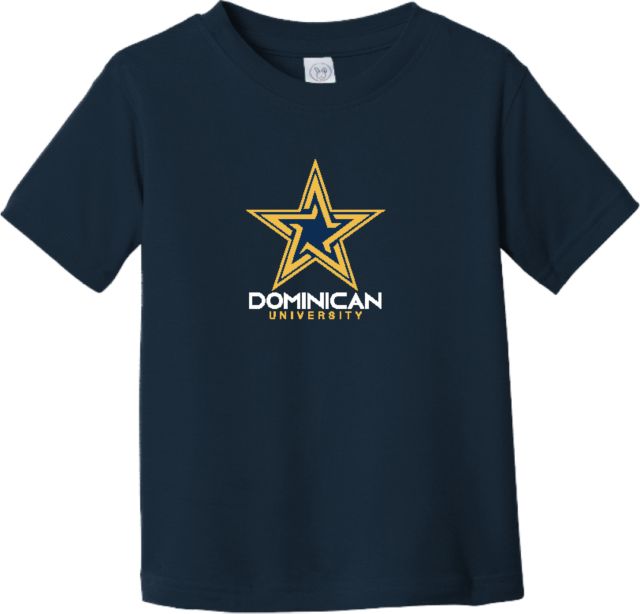 Dominican Toddler T Shirt Dominican University with Star Stacked - ONLINE ONLY
