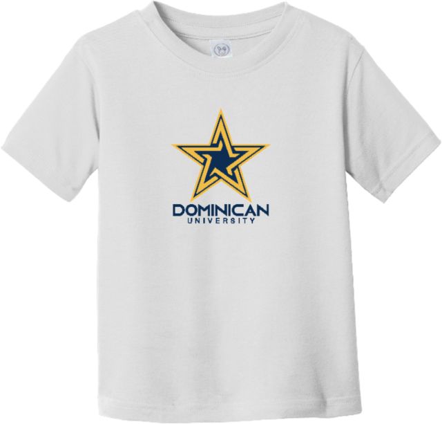 Dominican Toddler T Shirt Dominican University with Star Stacked - ONLINE ONLY