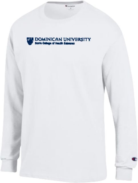 Dominican Champion Long Sleeve T Shirt Dominican University Borra College - ONLINE ONLY