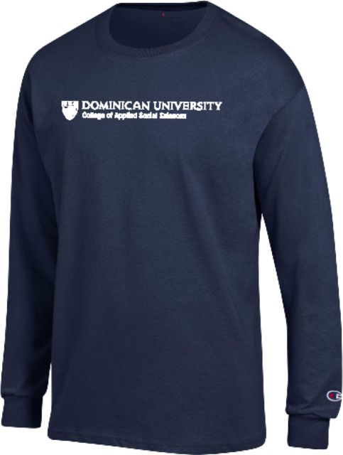 Dominican Champion Long Sleeve T Shirt Dominican University College of Applied Social Sciences - ONLINE ONLY