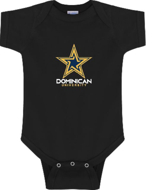 Dominican Infant Bodysuit Dominican University with Star Stacked - ONLINE ONLY