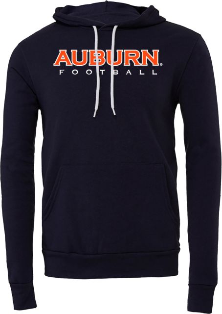 Auburn Bella + Canvas Fleece Hood Auburn Football - ONLINE ONLY