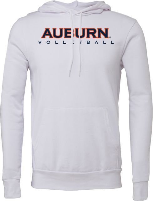 Auburn Bella + Canvas Fleece Hood Auburn Volleyball - ONLINE ONLY