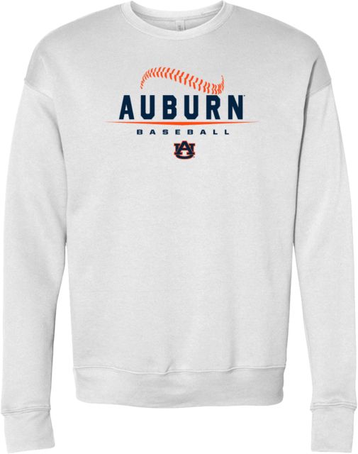 Auburn Bella + Canvas Fleece Crew Auburn Baseball - ONLINE ONLY