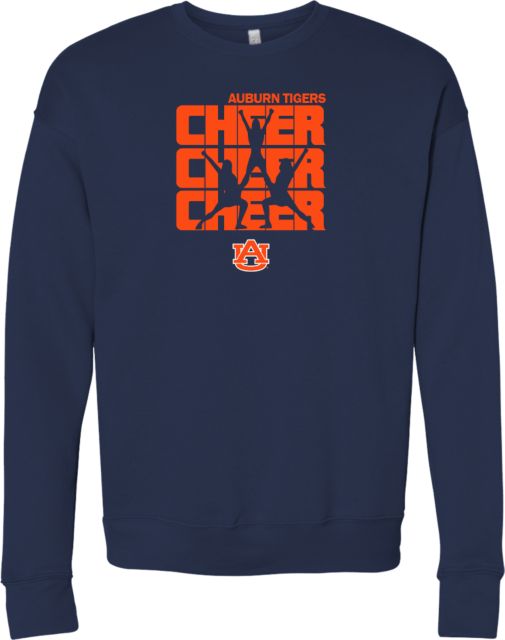 Auburn Bella + Canvas Fleece Crew Auburn Tigers Cheer - ONLINE ONLY