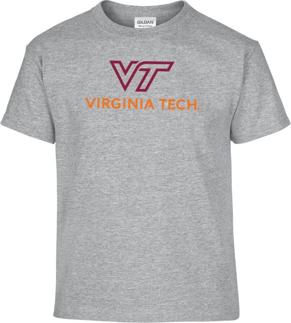 Virginia Tech Univ Youth T Shirt Primary Institutional Mark - ONLINE ONLY