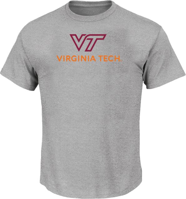 Virginia Tech Univ Tall T Shirt Primary Institutional Mark - ONLINE ONLY